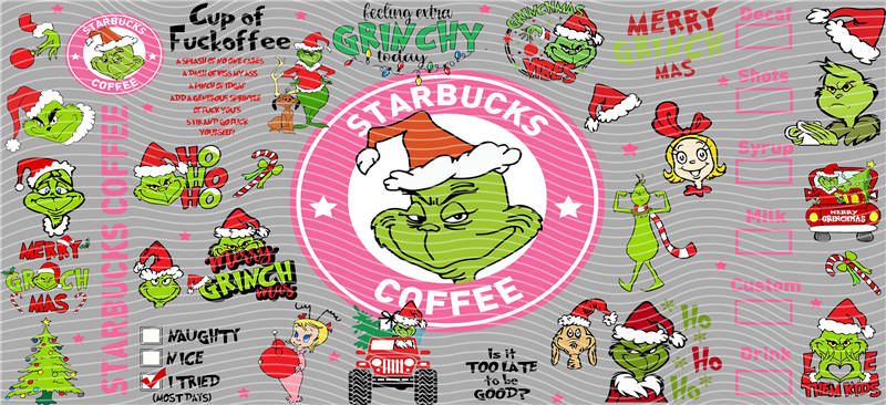 16oz Christmas-S 1144
